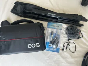 Content Creator Accessories Bundle for Sony (Mic + Tripod + Bag+ cleaning kit )