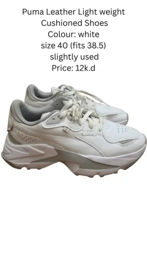Puma Leather Light weight Cushiond sheos