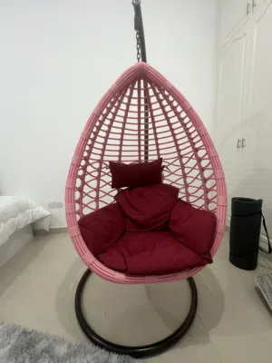 Pink Hanging Egg Chair – Super Cozy & Stylish