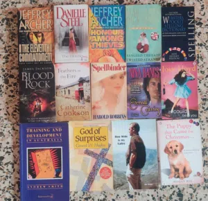 Books available for sale 700 baisa each  (All for only 75 omr)