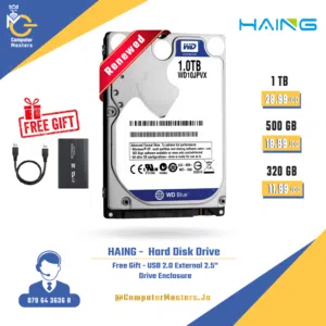 هارديسكات HDD خارجية بآحجام مختلفة ...