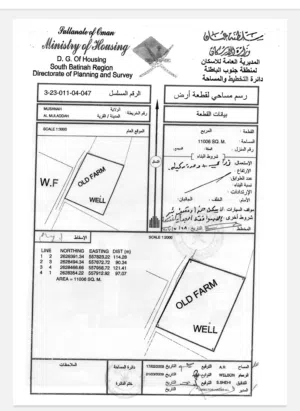 Farm Land for Sale in Al Batinah Al Masnaah