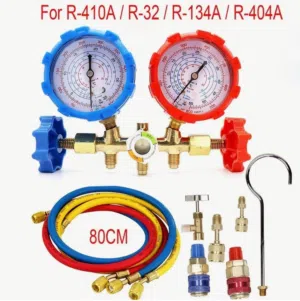 New 3 Way AC Gauge Diagnostic Car Air Refrigeration R-420A R-32 R-134A R-404A