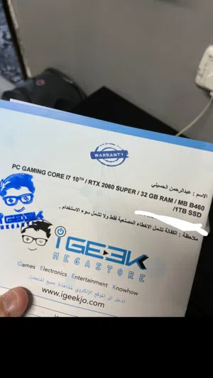 pc بحالة الوكالة للبيع