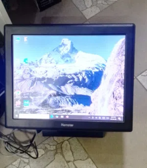 كمبيوتر هامستير .المحلات التجارية مع برنتر وكاش صندوق .