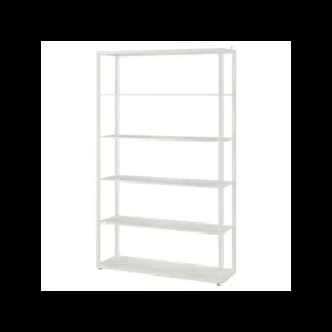 Ikea metal shelving unit with shelves good condition