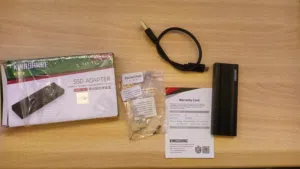 راك تحويل من SSD M.2 Nvme إلى USB من ماركة KingShare جديدة بالكارتون