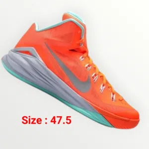 حذاء رجالي رياضي Nike متوفر قياس 47.5 لون برتقالي   Nike_Hyperdunk Hyper_Crimson