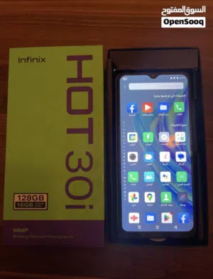 Infinix Hot 30i للبيع مستعمل حالة جيدة استعمال سنتين ونص