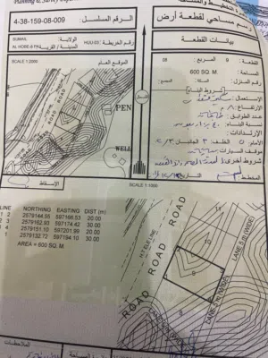 ارض سكنية بالهوب تصلح للسكن او الاستثمار
