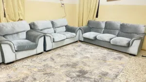 كنب بحالة ممتازة 7 اشخاص 3-2-1-1