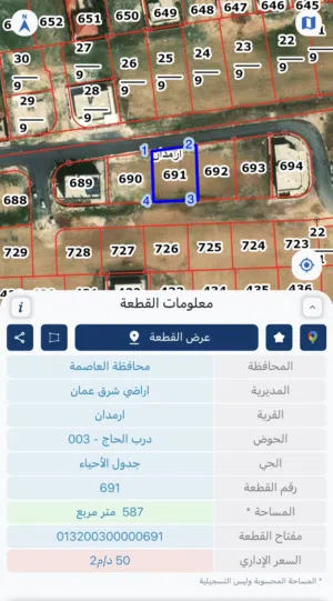 Residential Land for Sale in Amman Al-Baida