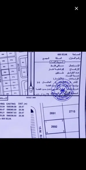 Residential Land for Sale in Al Batinah Barka
