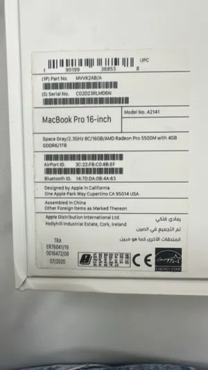 MacBook Pro 16-inch