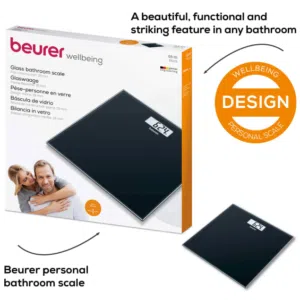 ميزان طبي الماني الكتروني لقياس الوزن نوع بيورر Beurer GS 10 Body Scale كفالة 3 سنوات