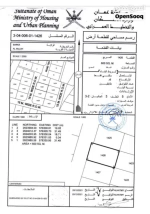 مخطط جديد مخطط مميز لبناء الاستراحات . مخطط العقده السكني ولاية بركاء - العقده شمال ..