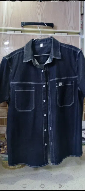 قميص كابوي اسود فاتح جديد مامستعمل قياس XL