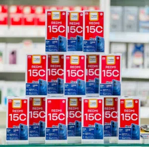 ريدمي 15c , ذاكرة 256GB رام 8 جديد ضمان لمدة سنة