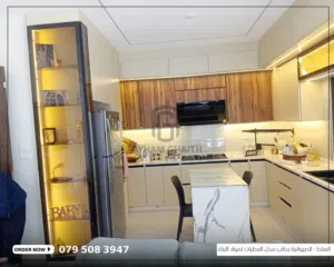 تفصيل مطابخ وشبابيك فلسطيني وخزائن حائط لغرف النوم ابواب اكورديوم ابجورات