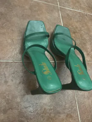 Women’s high heels.