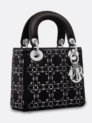 حقيبة شنتة ليدي ديور سودا سوبر ماستر بأعلى جودة ، وكود ديور بداخلها lady dior bag medium size super
