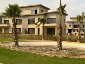 Twin house swan lake residence