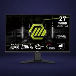 شاشة ألعاب من MSI MAG 275QF 2K 180HZ 0.5ms IPS (جديد) مع توصيل مجاني