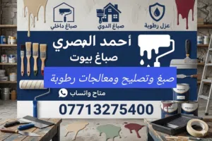 صبغ بيوت. جميع مناطق بغداد