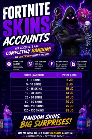 Fortnite Random Skin Accounts