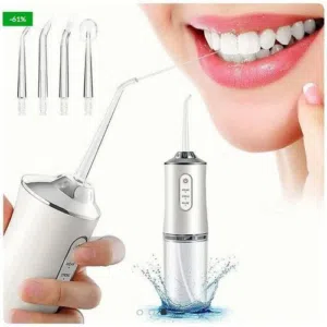 مضخه جهاز تنظيف الأسنان بالماء شحن الخيط المائي   ORAL IRRIGATOR Convenient Electric مضخة اسنان