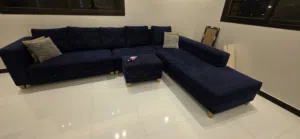 طقم كنب كورنر يكفي ستة اشخاص