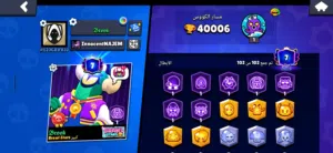 حساب براول ستارز متكامل فيه كل الشخصيات و فيه 40 الف كأس و الشهرة المريخية 2