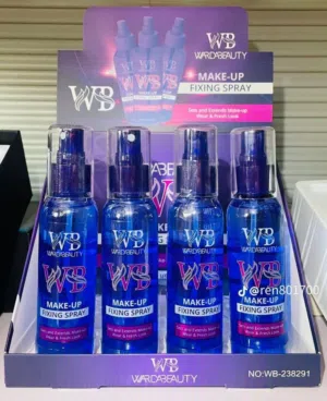 ثبتي ميكاجج وخليه يلمع بثقة طول اليوم! سبراي تثبيت المكياج WS Wardabeauty   يثبّت الميكب لساعات طويل