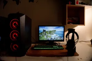 بيسي جيمينج للبيع (مستخد)+كيبورد Gaming pc for SALE (USED) + keyboard