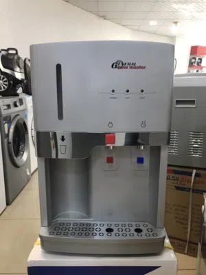 كولر سعر حررررق كولر ماء طاوله جنرال نيوًماستر لون سلفر ماء بارد ثلج وماء ساخن كفاله لمدة سنه