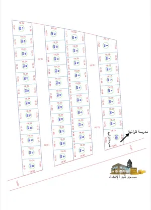 مقسم سكني حديث الإنشاء للبيع عين زارة بلقرب من مصحة كحيلي شوراع قطران12 متر لتوصل هاتف او واتساب