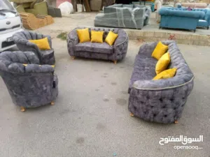 عرض اسبوع اطقم كنب 7 مقاعد جميع الموديلات متوفره  بسعر الجمله