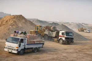 بطحه طرطشه اسمنت ناعم خرسانه جده توصيل تحميل دينات تريلات قلابات