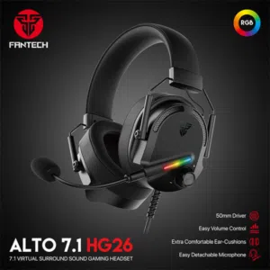 FANTECH ALTO HG26 7.1 VIRTUAL SURROUND SOUND GAMING HEADSET سماعات فانتيك محيطية USB