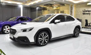 Subaru WRX TS Eyesight ( 2022 Model ) in White Color GCC Specs