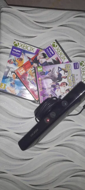 Kinect + 3cd kinect xbox 360