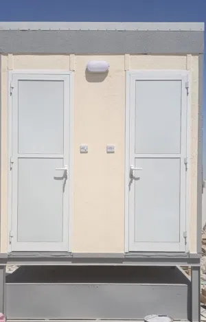 Portable Toilet Cabin – Ready to Use, Plumbing Installed