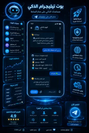 بوت تيليغرام احترافي حسب الطلب