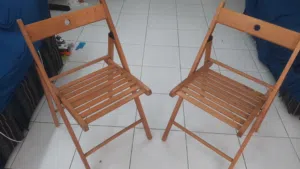 كراسى خشبيه من ايكيا قابله للطى رائعه و عمليه للاستخدام المنزلى او للرحلات