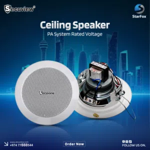 Secuview PA System Rated Voltage Ceiling Speaker