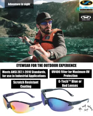 Sunglasses for outdoor activities, scratch resistant, safety / USA