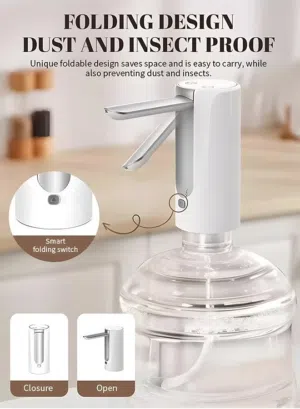 مضخة الماء المتنقلة والقابلة للشحن portable water pump وضمان سنة