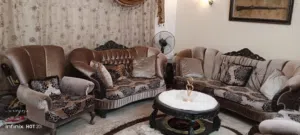 طقم كنب 9 مقاعد +طقم طرابيزات +بردايتين