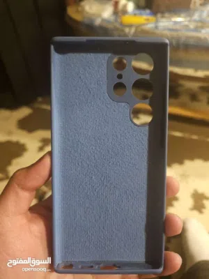 كفر سليكون مبطن بقماش من الداخل للسامسونج جلاكسي اس 23 الترا بسعر رمزي ( إقرأ الوصف)