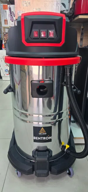 مكنسه صناعي 4500 واط ثلاث ماتورات سعه 100 لتر ستانلس ستيل والسعر شامل التوصيل داخل عمان